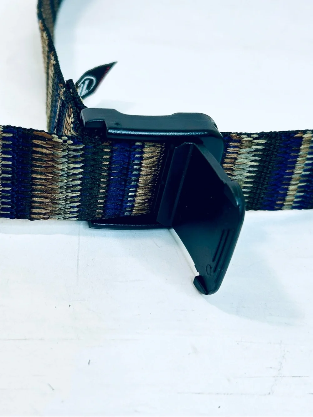 Bison Designs T-Lock Belt, Brown and Blue, size Medium